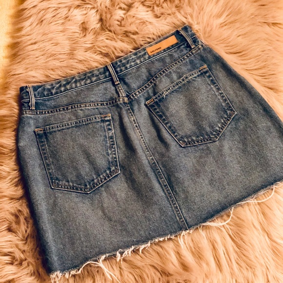 GRLFRND “Milla” Metallic Leather Panel Miniskirt - Picture 4 of 9